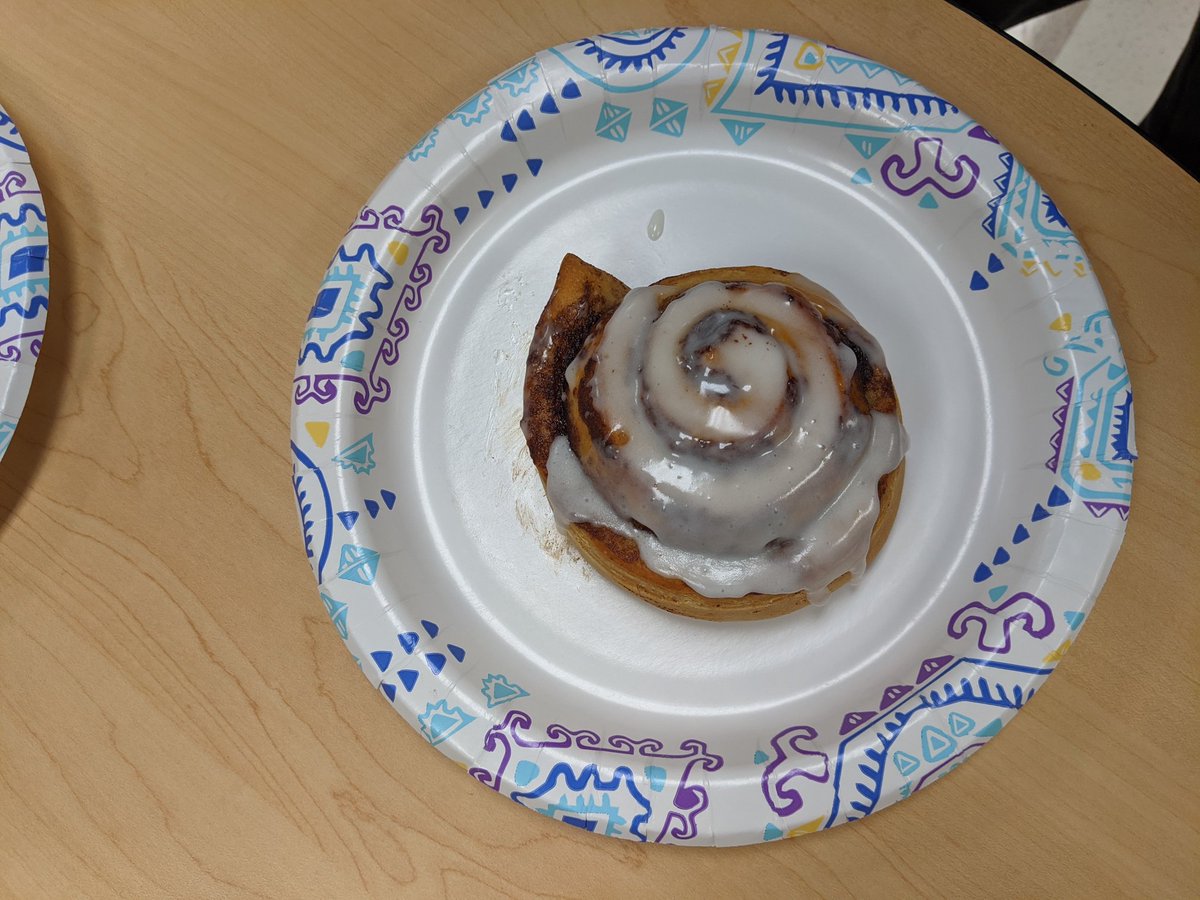 Mrs_Milton22's tweet photo. Today's lesson included how to unroll foil &amp; how to pop open the cinnamon roll container by following the instructions or the 'other' way 🤷🏼‍♀️🤣 Some of the best "lessons" are unplanned. #teachablemoments #SpoonatSeam #orUsetheEdgeofTable #functionalcurriculum #livingskills https://t.co/yTvzDriYqy