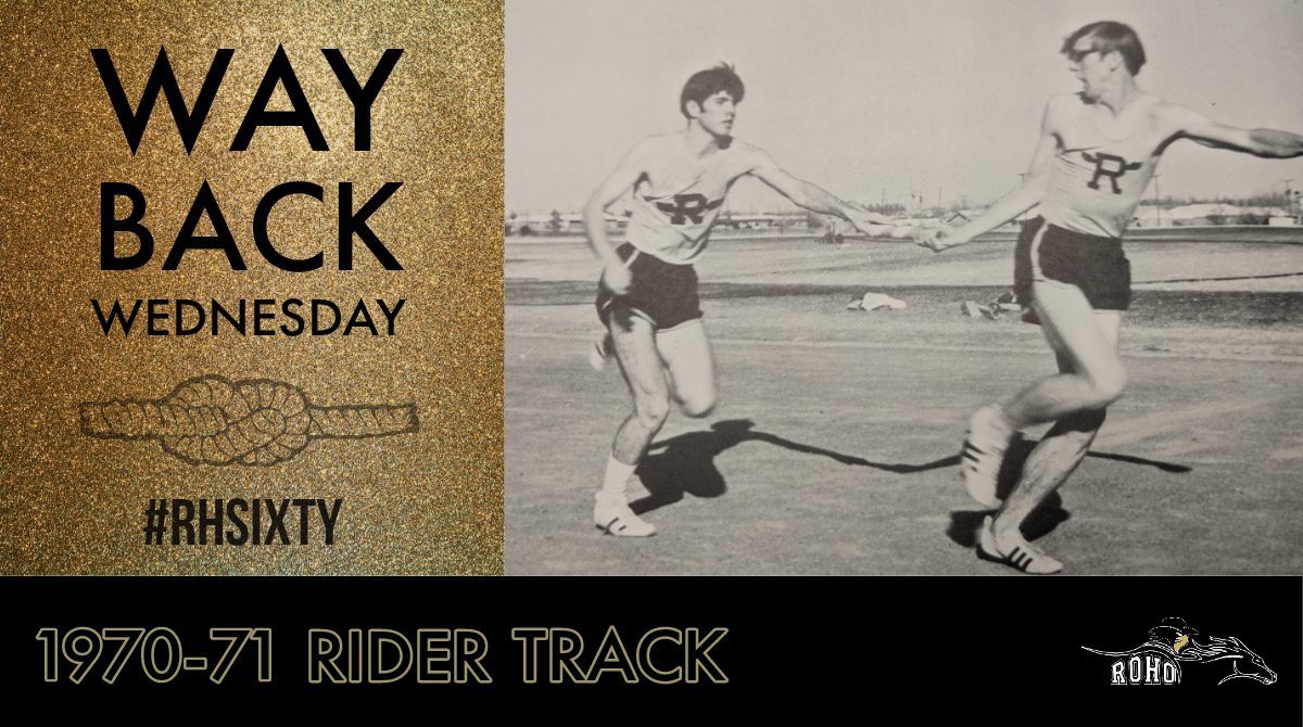 ROHOathletics's tweet photo. Today's #WaybackWednesday comes from Mens Track! James Missler & Don Yancey practice their hand-off in the relay! #OFOT #RHSixty π https://t.co/hr1QqBwAlY