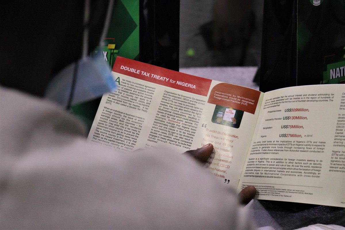 ActionAidNG's tweet photo. #Youth4GRPS #TaxPower
One of the ways Nigeria can solve the low tax GDP ratio caused by narrow tax base is to expand the tax base by creating enabling and conducive environment to attract more investors in the country.

@NigeriaGov https://t.co/0D7QXgr850