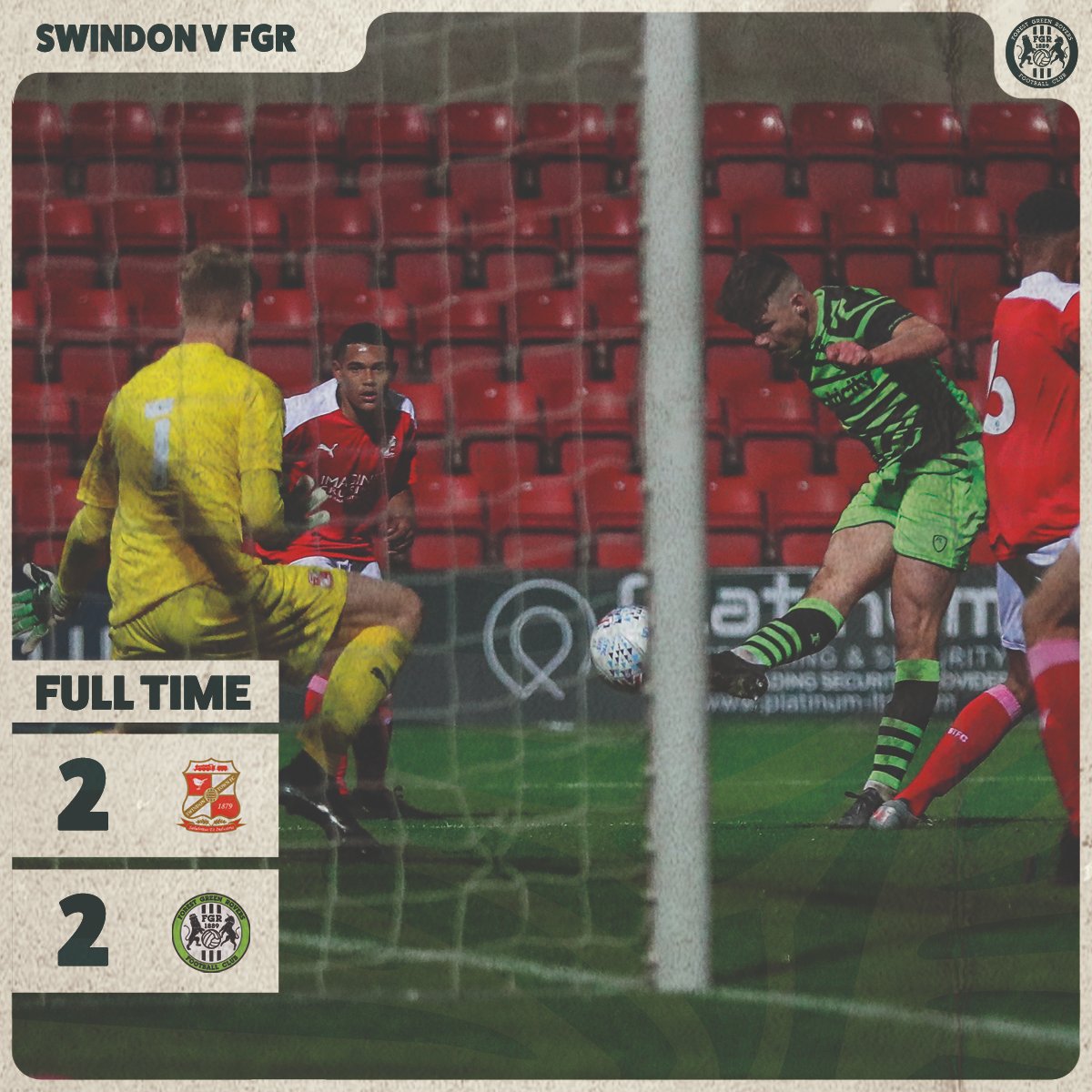 FGRFC_Academy's tweet photo. FT: #STFC 2-2 #FGR 

On to extra time...

#WeAreFGR 💚 https://t.co/AokPKWZUYt