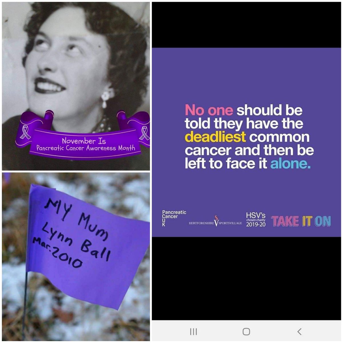 Cuckooqueen's tweet photo. My Mum was told she had terminal #pancreaticcancer while she was alone on a general ward. Mum passed 7 weeks later #notimetowait #pcam2020 #pancreaticcancerawarenessmonth https://t.co/2pijR9DmJV