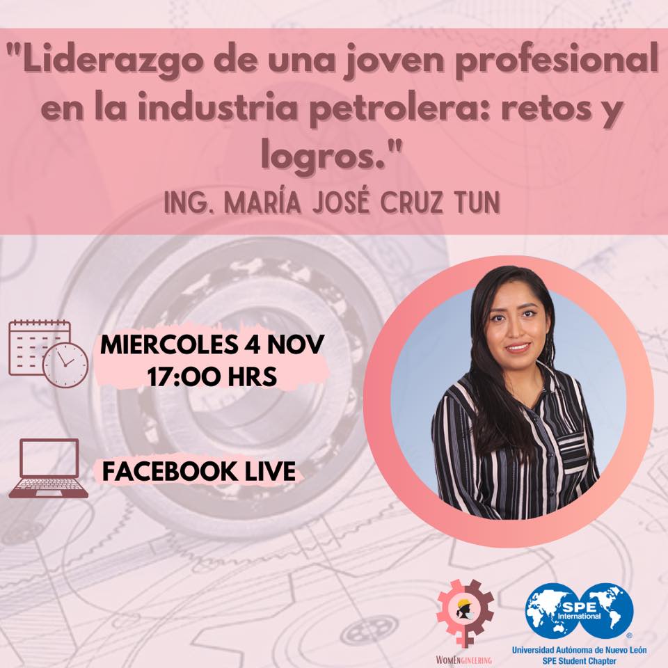 Outletminero's tweet image. #WomEngineering te invita el día de hoy a sus webinars &quot;Ponte el Casco&quot; y &quot;Liderazgo de una Joven Profesional  en la industria petrolera, retos y logros&quot;

La cita 
🗓 Miércoles 4 de noviembre 2020
⏰ A partir de las 16:00 hrs.
📽️ bit.ly/2TTjxo7

#MujeresIngenieras
