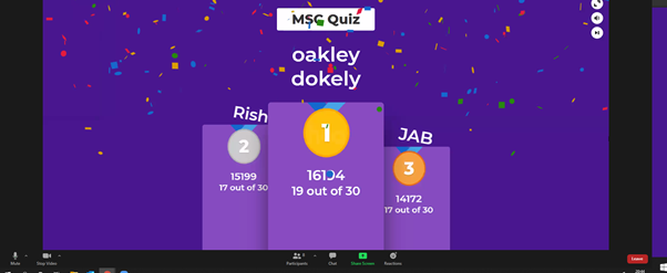 teekayoki's tweet photo. I'm King of @BMAstudents
I WON!!!!
:D
#Quizing https://t.co/3GnZL2Mzm3