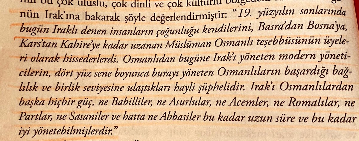 “400 sene burayı yöneten Osmanlıların başardığı birlik.. Irak’ı Osmanlılardan başka hiçbir güç, ne Babilliler ne Asurlular ne Acemler ne Romalılar ne Partlar ne Sasaniler ve hatta ne Abbasiler bu kadar iyi yönetebilmişlerdir.”

Iraklı tarihçi Nabil Al-Tikriti’nin değerlendirmesi: