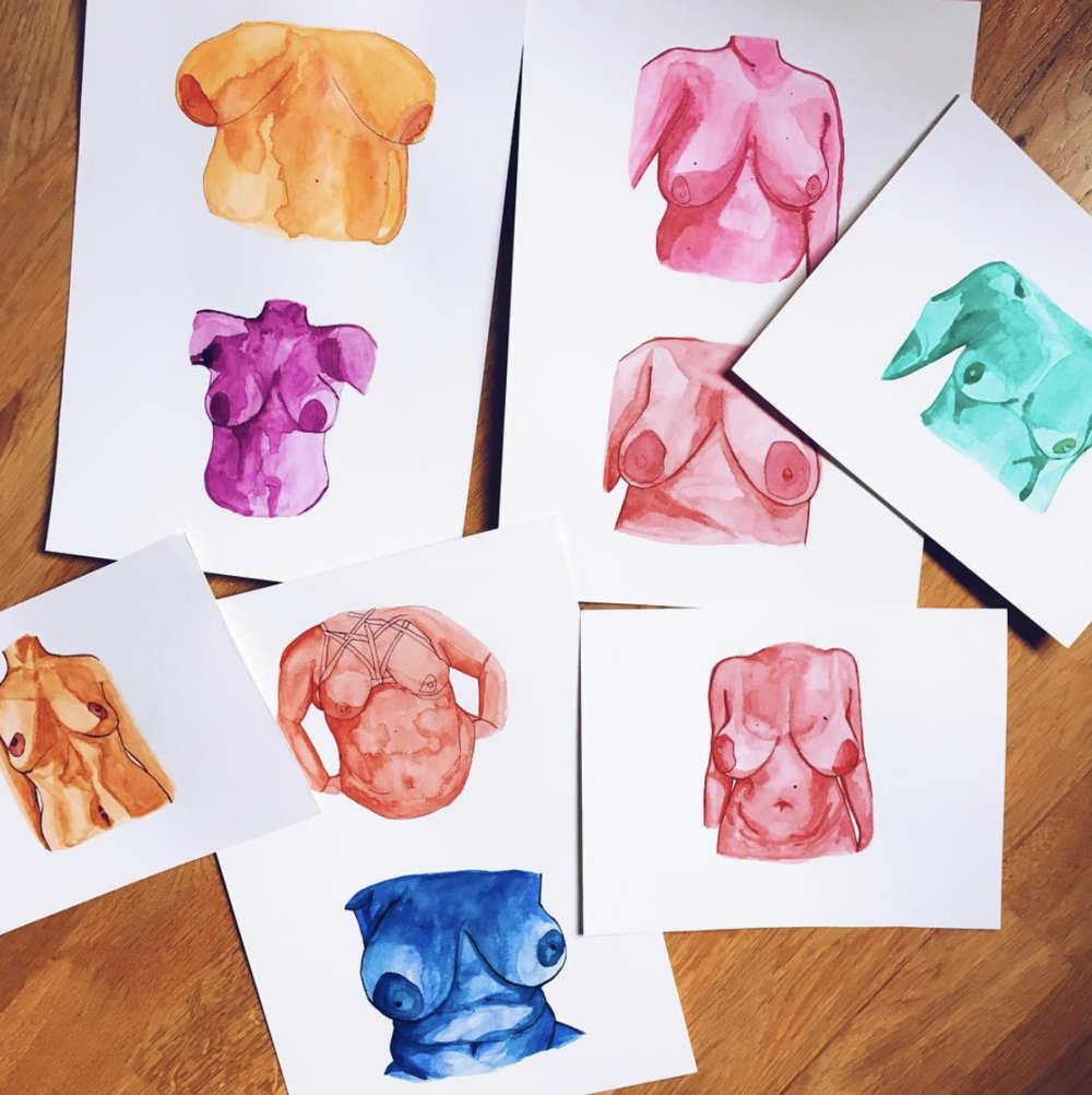 more accepting of my shape and desire less of what someone else has. Nowadays, I either just spend a lot of time just observing my body in the mirror after a shower and less of critiquing it. Nudes are also a big confidence booster as well, but when you take them, think of