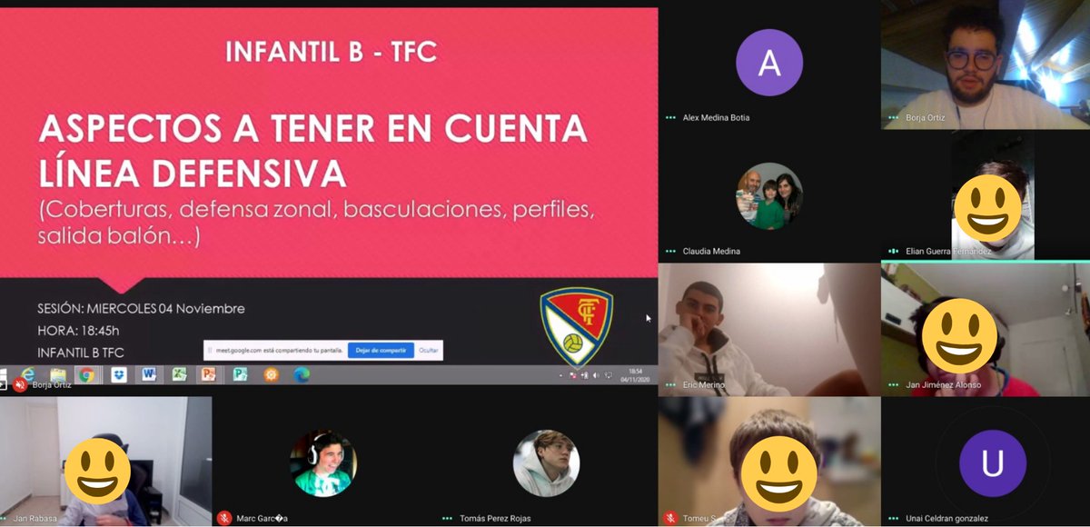 bortizcolacios's tweet photo. 👉 Hoy tocaba entreno-virtual ⚽💻 para asimilar conceptos y resolver dudas 
💪 Buena sesión para que sigan creciendo 👣🍍
.
.
.
#EsteVirusNoNosPara #work #stepbystep #fcf #soccer #futbol #futcat https://t.co/qnZWp4cQBN