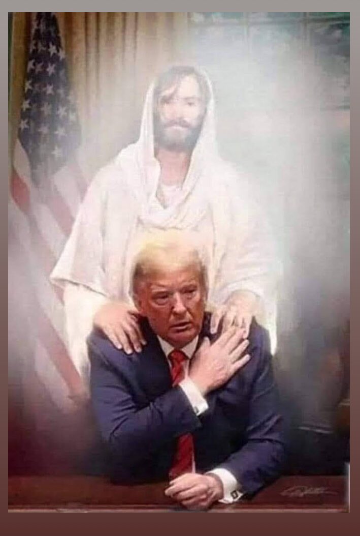 HmmMestre's tweet photo. @standboybye @hmmcacau Quem tem deus ao seu lado nada teme #2020Trump https://t.co/crjNXm9nl5