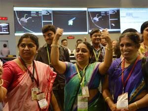 Celebrations at ISRO after successfull Mars Orbit Insertion. (3/4)