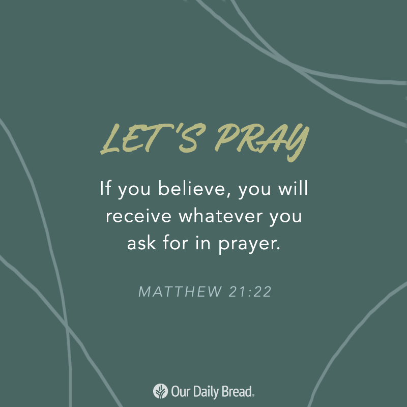 ourdailybread's tweet image. What are you praying for today? Leave it in the comments. #LetsPray