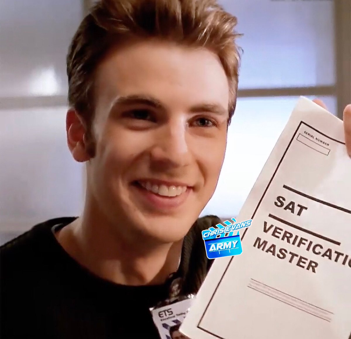 Cevans_Army's tweet image. ⭐️ #CevansDiary Kyle em “The Perfect Score”. #ChrisEvans #ThePerfectScore