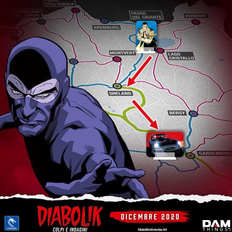 Fuggire dalla Polizia 

Se siete stati scoperti, dovete cercare di seminare la polizia. A bordo della Jaguar potrete fare un movimento aggiuntivo!

#diabolikcolpieindagini #pendragongamestudio