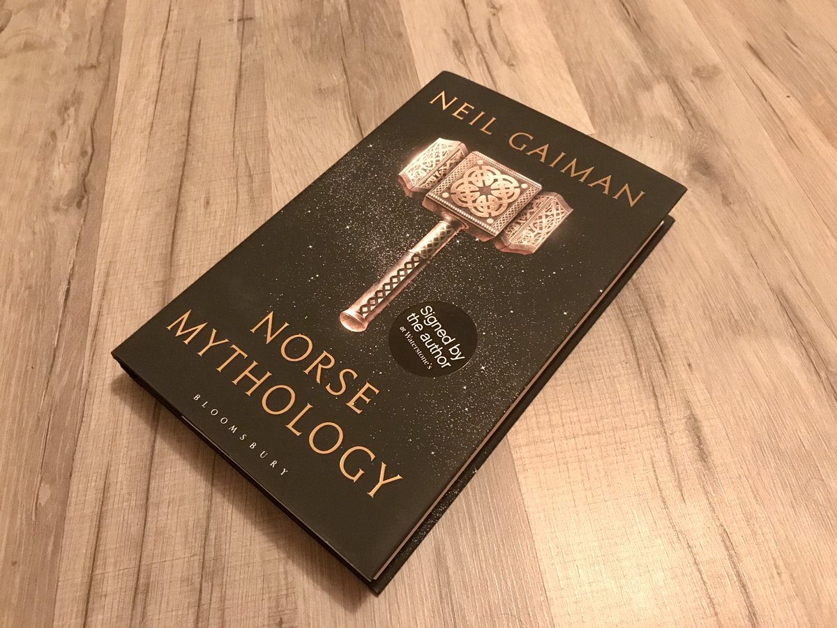 YAundermyskin's tweet image. As the UK is going into lockdown, how about a giveaway? I have a signed copy of Norse Mythology by Neil Gaiman. RT, follow and like my pinned tweet to enter. Open INTL. Ends 8am 2nd December. #GIVEAWAY