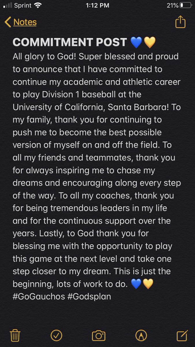 LeTreyM_14's tweet photo. #Committed #GodsPlan 💙💛 https://t.co/r3UjprONRW