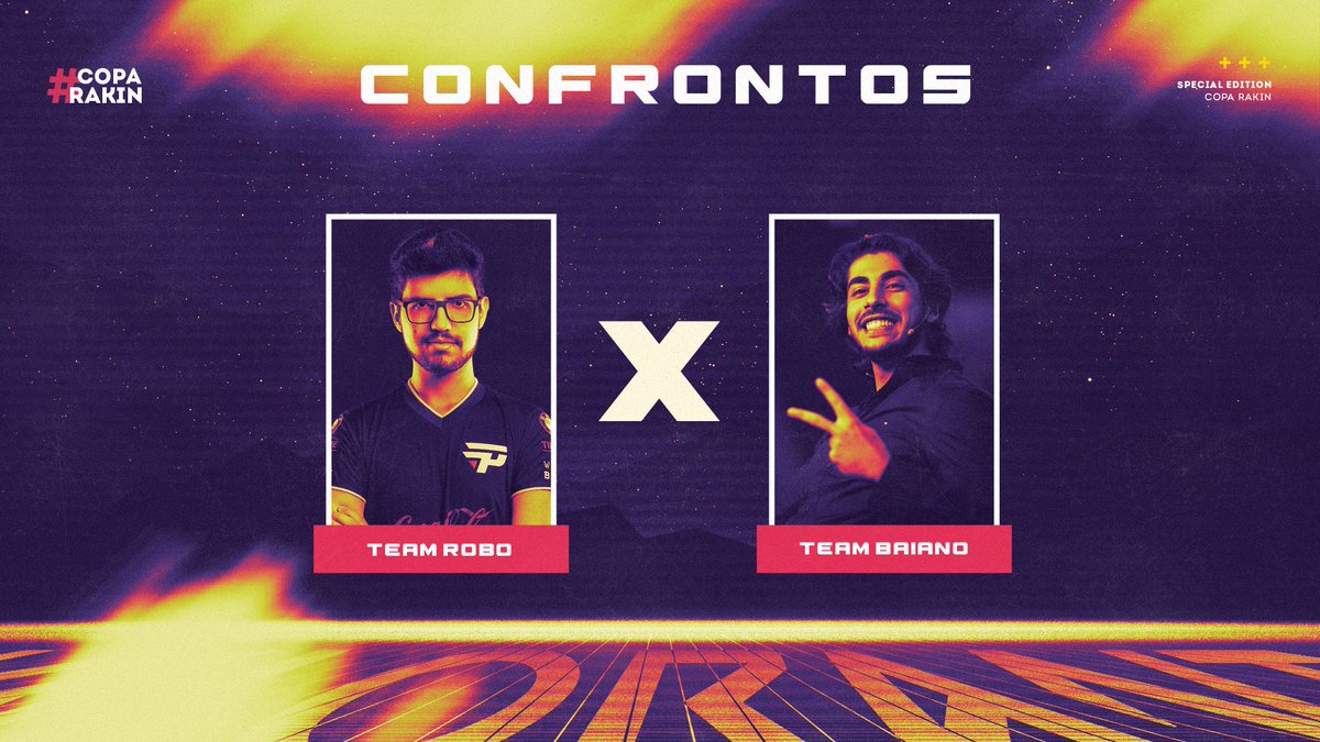 Rakin's tweet photo. Começou!
O primeiro confronto do dia é #teamrobo x #teambaiano!
🖥️: https://t.co/IGzQeqjlUC https://t.co/cdc3bhAZFi