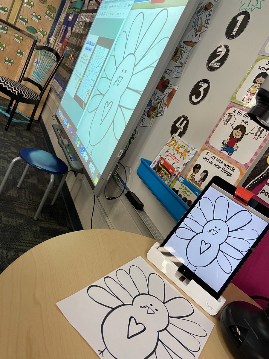 b_northfield's tweet photo. @000Dave used my Osmo to project an art project today ! Never thought of using it this way! Winning! https://t.co/8tJ0d9qGsL