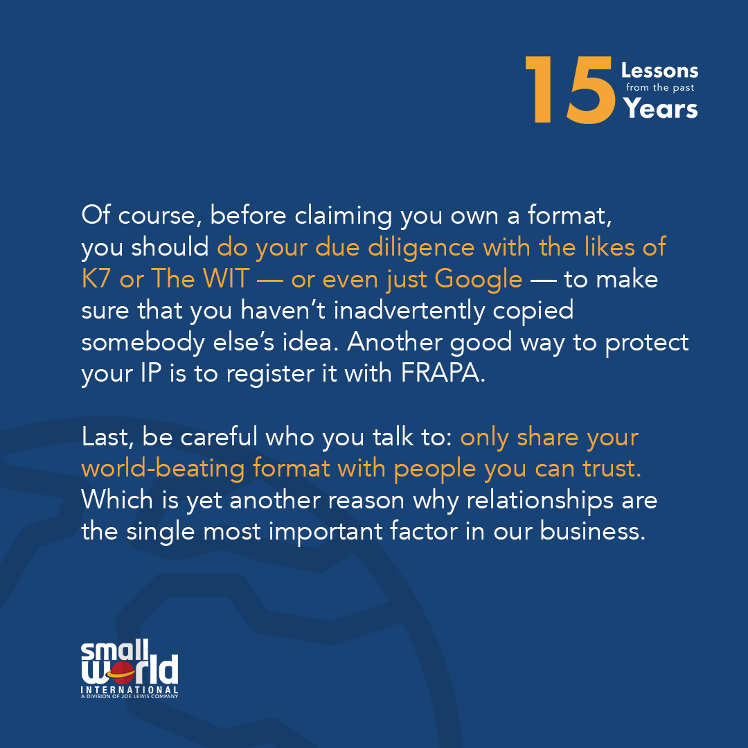 And now for a much-needed break from the day's news, here's Tim's Lesson 8: First Is Best