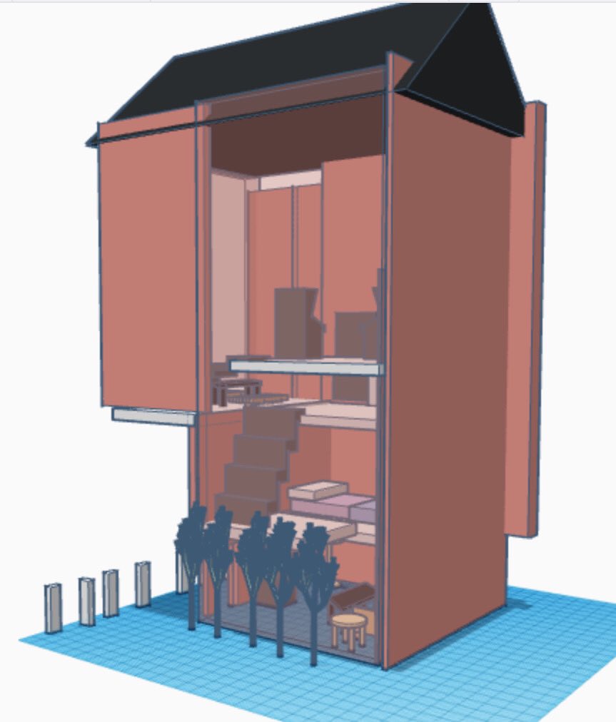 WilcoxRobotics's tweet photo. Excellent #WorkInProgress photo of this house #design challenge! #CAD #TVK8 https://t.co/LAiyI84Auu