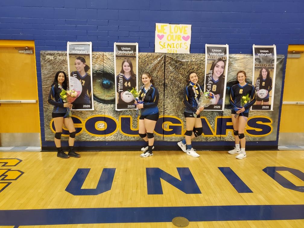 CGUHSD_82's tweet photo. Last night was Senior Night for the CG Union Varsity Volleyball Team and their seniors who are completing their final seasons this year. Congratulations to the seniors and their families.
#CGUHSDPRIDE https://t.co/3mrWZz4oWC