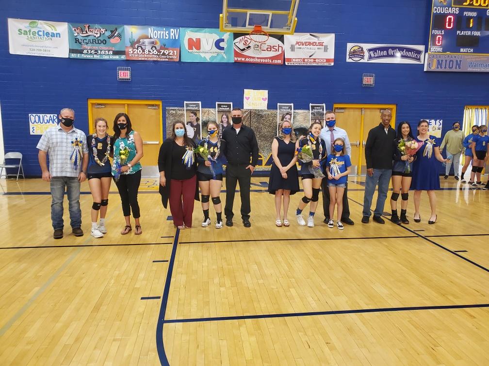 CGUHSD_82's tweet photo. Last night was Senior Night for the CG Union Varsity Volleyball Team and their seniors who are completing their final seasons this year. Congratulations to the seniors and their families.
#CGUHSDPRIDE https://t.co/3mrWZz4oWC