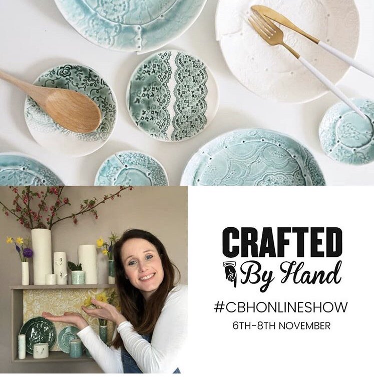 stitchedceramic's tweet photo. Crafted my hand this weekend on Instagram and Facebook pop over and like my pages to see what I’ll have for sale #cbhonlineshow #handmadepottery #handmadehour https://t.co/fOjCYhSnXq