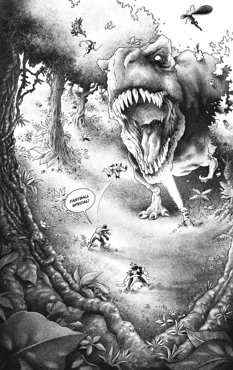 artlambi's tweet photo. Welcome to Savage land, hope you survive the experience! 🦖
—
#inktober #inktoberteeth #inktober2020 #xmen https://t.co/rZ1BRLbvM7