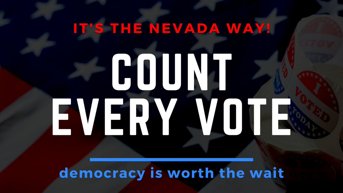 BattleBornProg's tweet photo. Nobody runs a tighter ship than Clark County Registrar Joe Gloria. He’s working with his dedicated staff to count every last vote and no fewer. Thank you, Joe, for ensuring our democracy works. #KeepCountingNV #CountOnUs https://t.co/aO7NOkjiIw