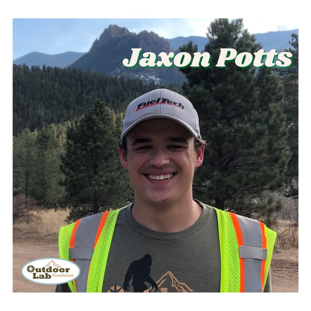 OutdoorLabFound's tweet image. Jaxon Potts wants students to know he’s rooting for them.
A graduate of Conifer High School, he first went to Windy Peak in 6th grade, then was a HS Leader. #OutdoorLab has changed him as a person and has helped with his depression and anxiety. #Thanks, Jaxon! #grateful #intern