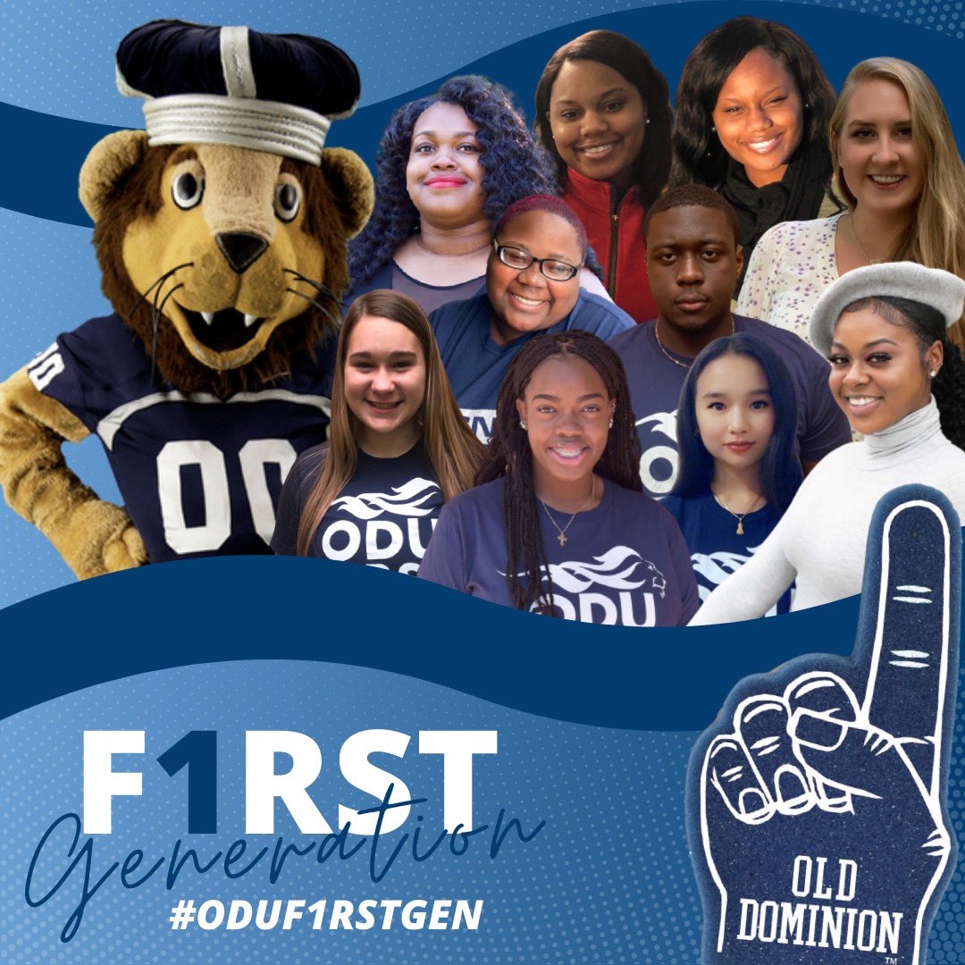ODUARCenter's tweet photo. 🦁 #ODUF1RSTGEN Happy First-Gen week! National First Generation Day is on Nov 8th.

Check our Instagram @ odulearningcenter to see the features! 

Want to be featured? Message us!

#odu #oduonline #oduchip #odu2025 #odu2024 #odu25 #odu24 #odu23 #odu22 #odu21 #odu20 https://t.co/6Eou8Y6pP1