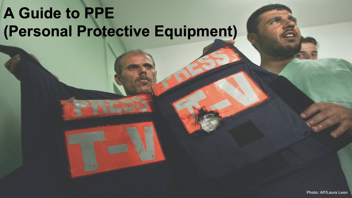 CPJ's guide to PPE includes information on the relevant and correct PPE for different assignments.

If you plan on covering protests expected tonight in #NYC, #Philadelphia, #DC, #Portland, #LA, or #Detroit, be sure to check it out: cpj.org/ppe-glossary-p…

#PressSafety2020