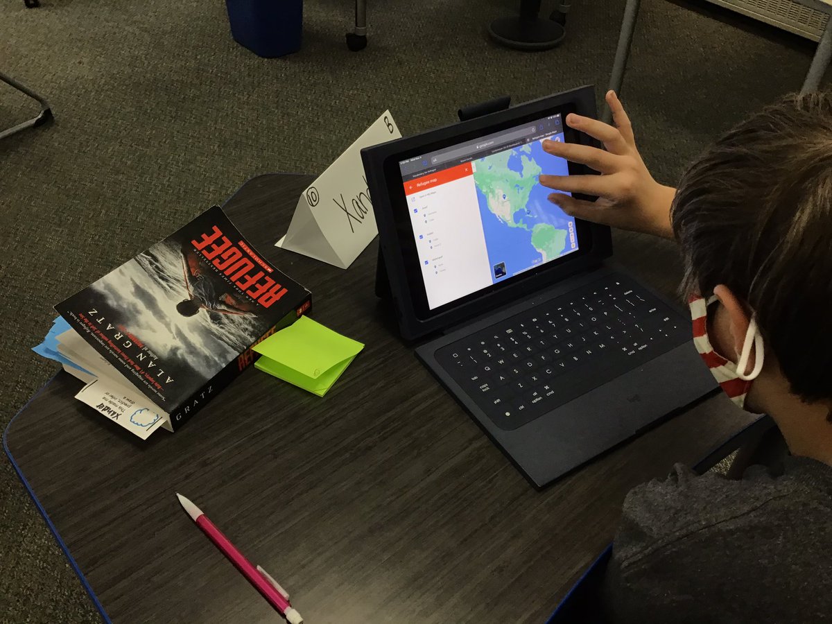Luckemeyer5AS's tweet photo. Students are creating their own maps to keep track of our characters journeys from our novel, Refugee. https://t.co/YOTf4QIQDL