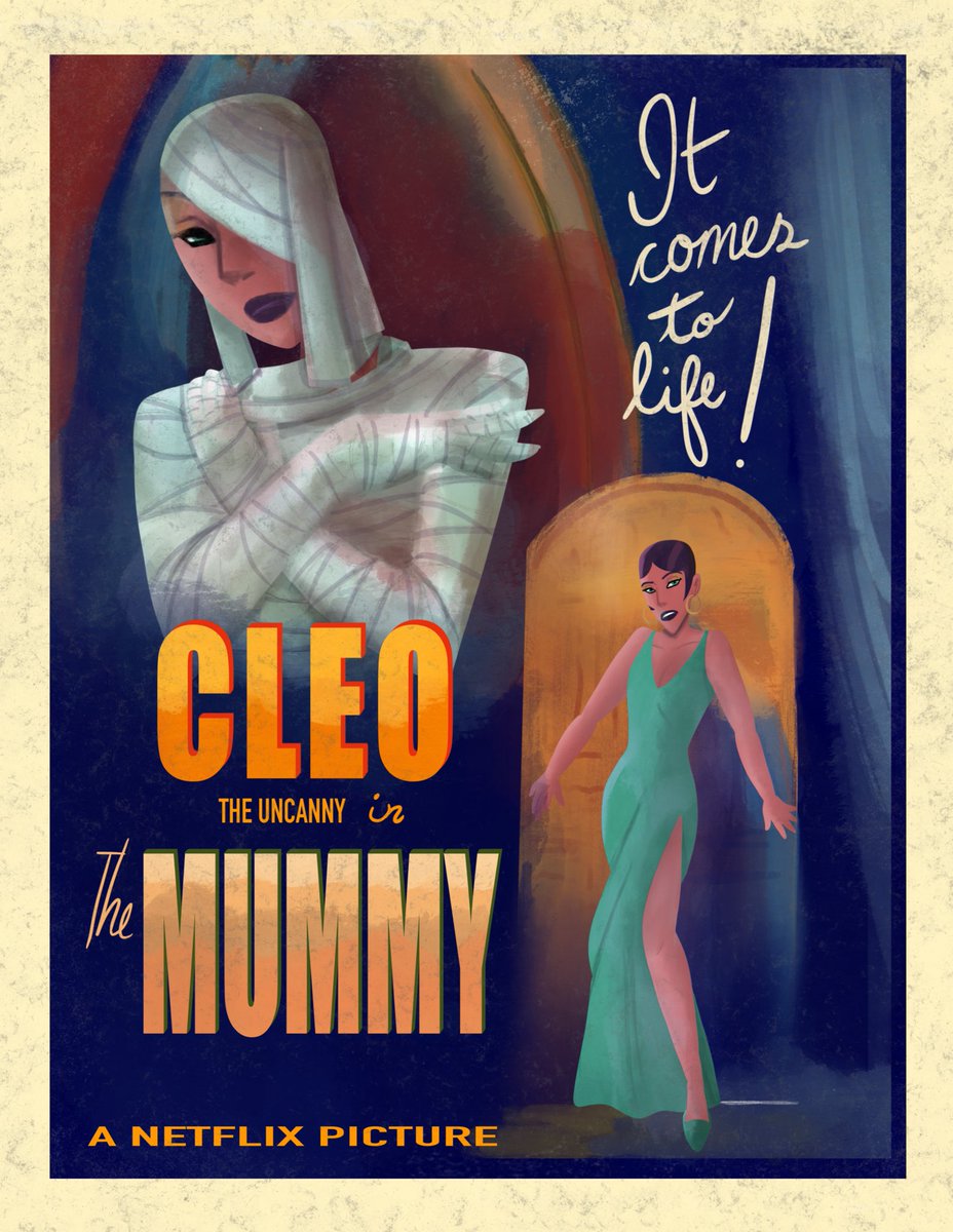 GeekLikeAGirl's tweet photo. Cleo, Gunnar and Saira tie in our opinion!! #vilefaculty #countesscleo #professormaelstrom #doctorbellum #Mummy #evilclown #alienscientist https://t.co/paiXKFktYv