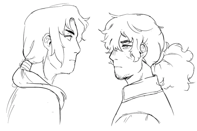 Taking time between pages to doodle our OCs. 