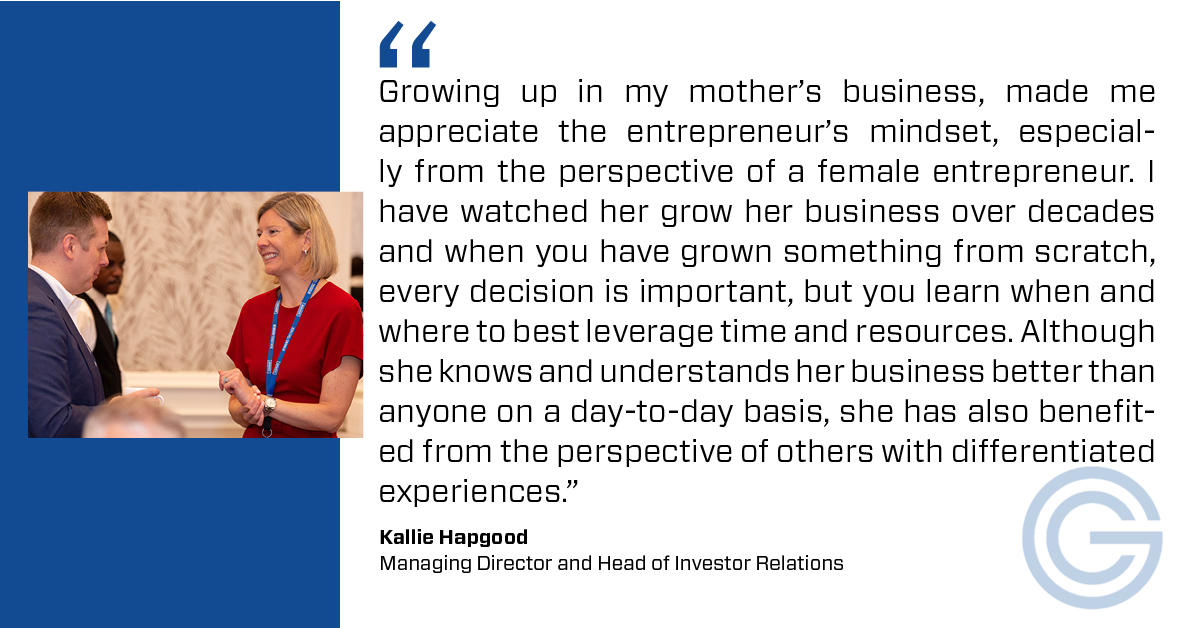 At Gridiron we are taking the time to share the unique experiences of our team members who have grown up in and worked in founder and family-owned businesses.
Today, we will hear from Managing Director Kallie Hapgood. #winningtogether #gridironcapital #familybusiness