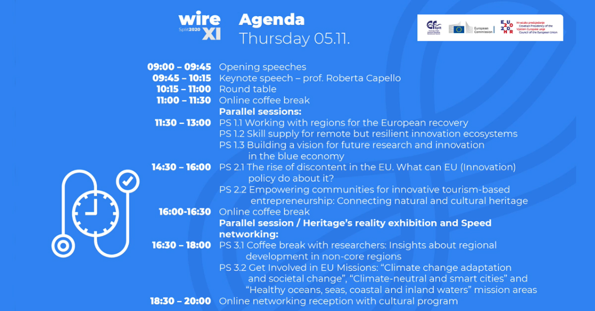 Wire2020's tweet photo. Are you ready for WIRE XI Conference - Day 2?
Check ✅ the agenda and join us! 👍
#wire2020 #efst https://t.co/JfoCchrkzX