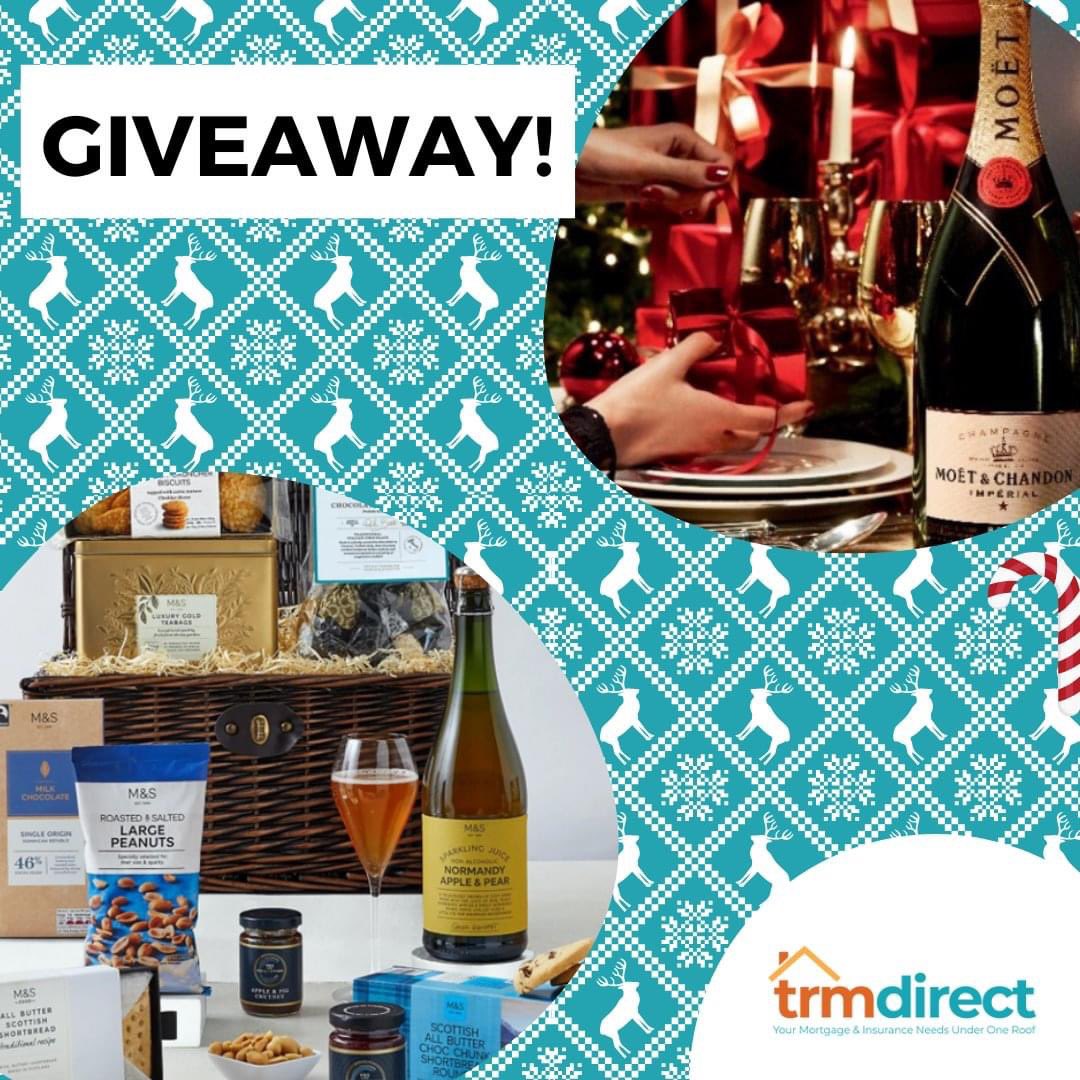 AdviserRoisin's tweet photo. CHRISTMAS HAMPER GIVEAWAY! 🎄

Enjoy a Marks &amp; Spencers Christmas Hamper with a bottle of Moet Champagne 🥂 

For your chance to win all you have to do is; 

- Follow us 👥
- Retweet &amp; tag a friend you would love to share this with 🥂

Winner will be announced on 5th December 🎉 https://t.co/9sogIuVvdG