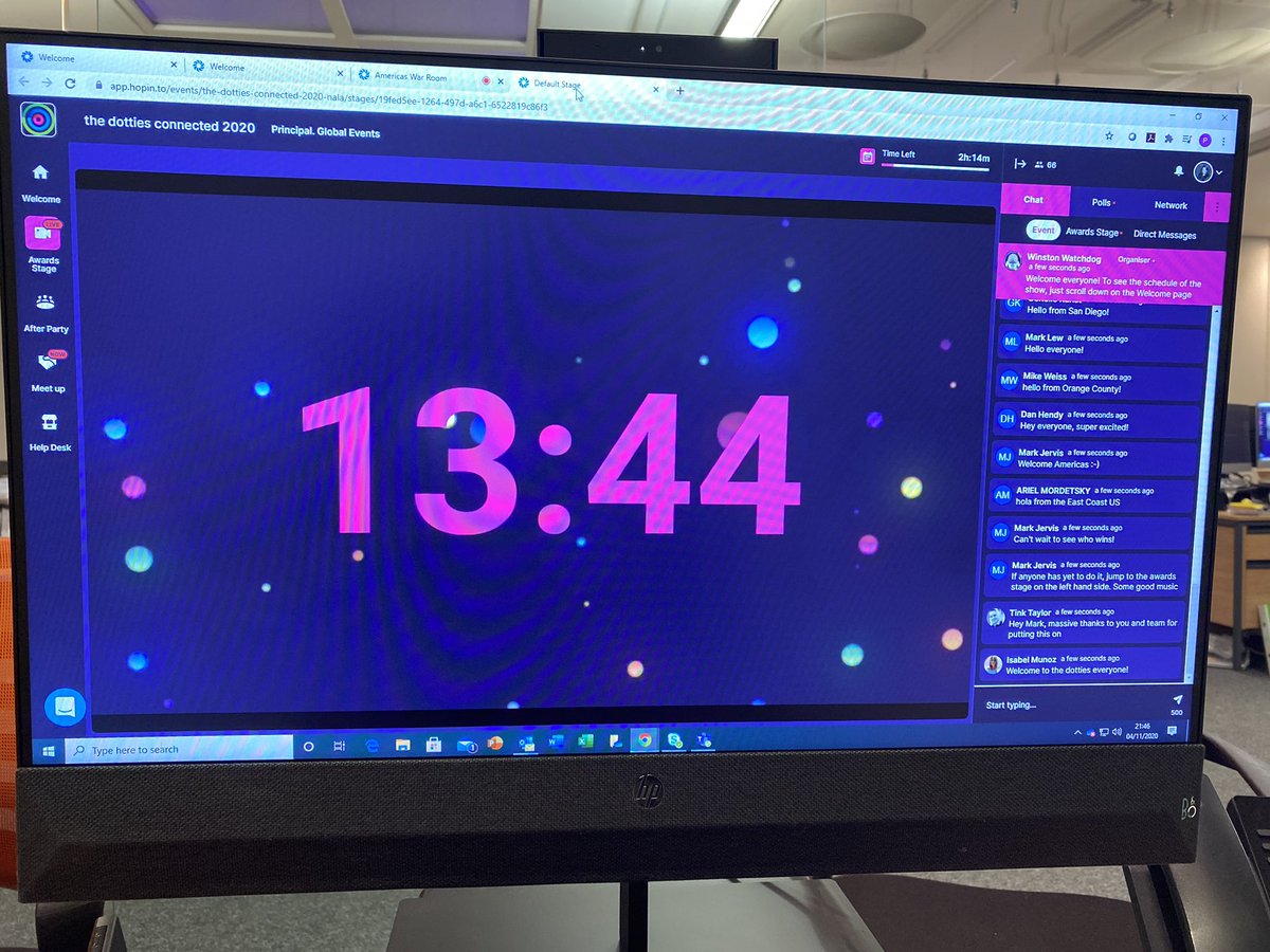 Let’s go #thedotties not long to go!!! Getting my cocktail ready