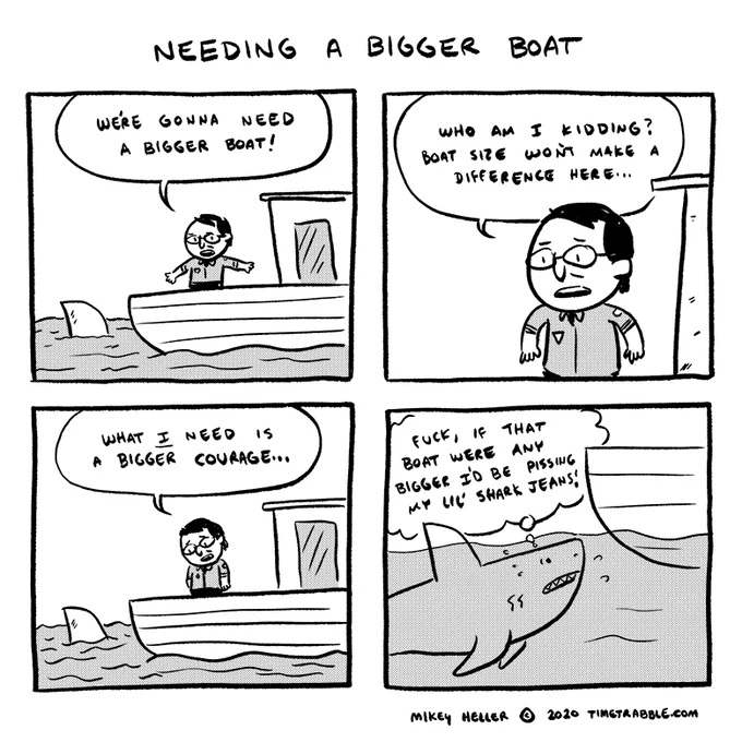i drew a comic about needing a bigger boat 