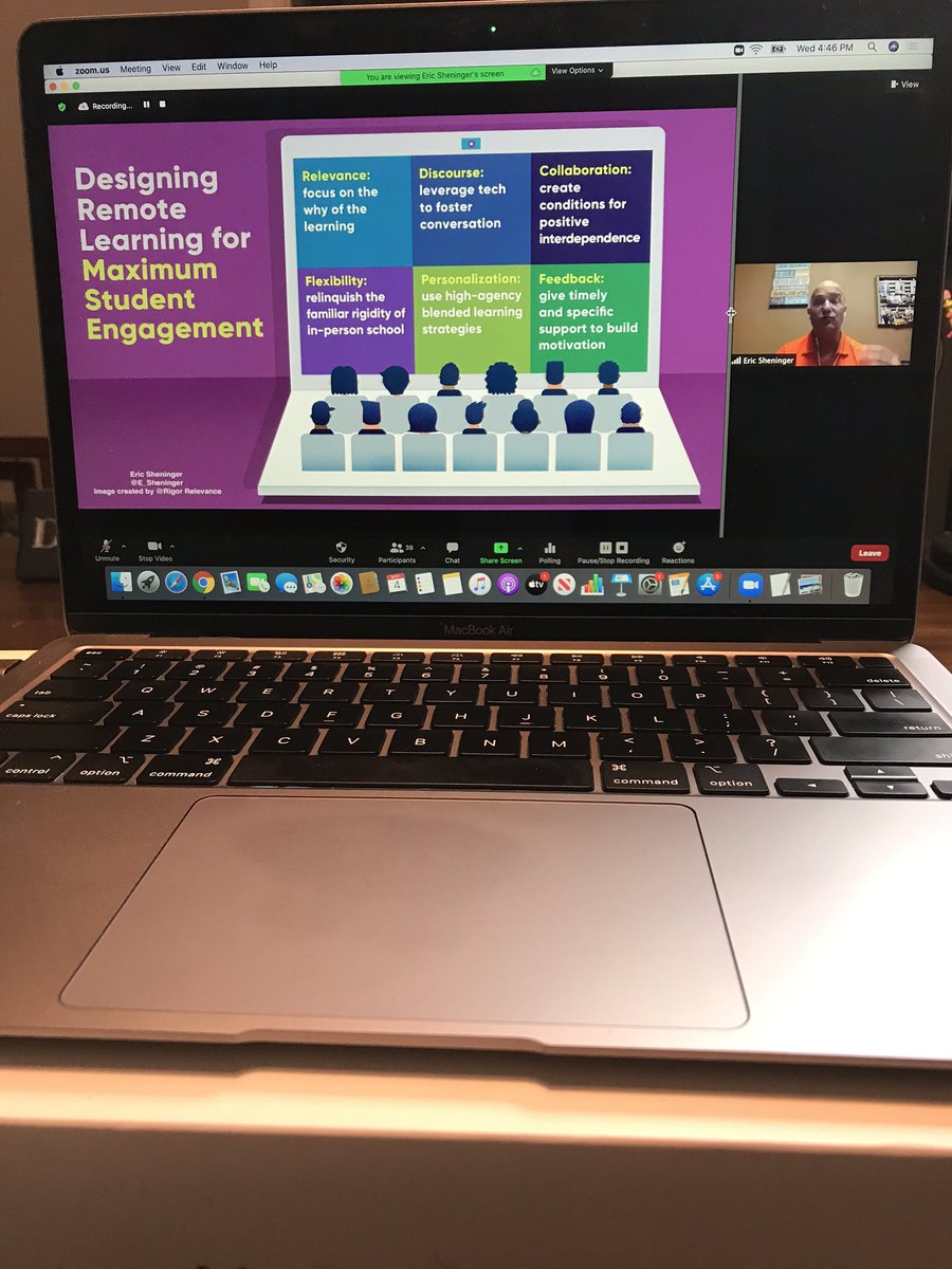 Talking student engagement with <a href="/E_Sheninger/">Eric Sheninger</a> in DL/Hybrid learning. <a href="/RIASPleads/">RIASP</a> #digilead Sharing best practices and examples. <a href="/RIDeptEd/">Rhode Island Department of Education (RIDE)</a>