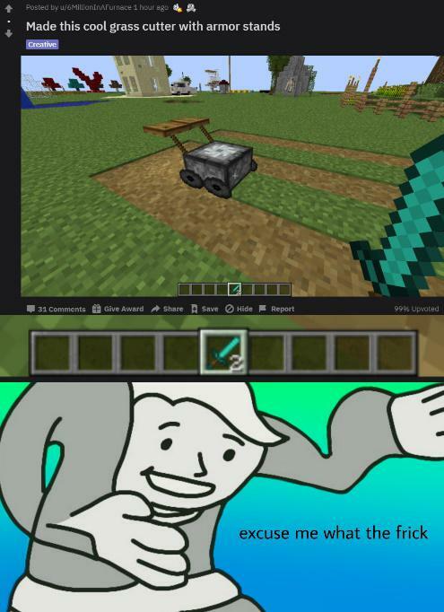 Minecraft Memes on Twitter: "Very dark, dark magic... https://t.co