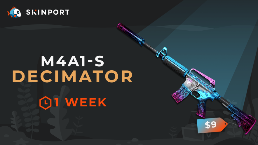 Giveaway time🎁

Today you have the chance to win an M4A1-S Decimator FN 🥳

✅Just Retweet this Tweet and Follow us!

Winner drawn in 7 days👀

Good luck🥰

#CSGOGiveaway