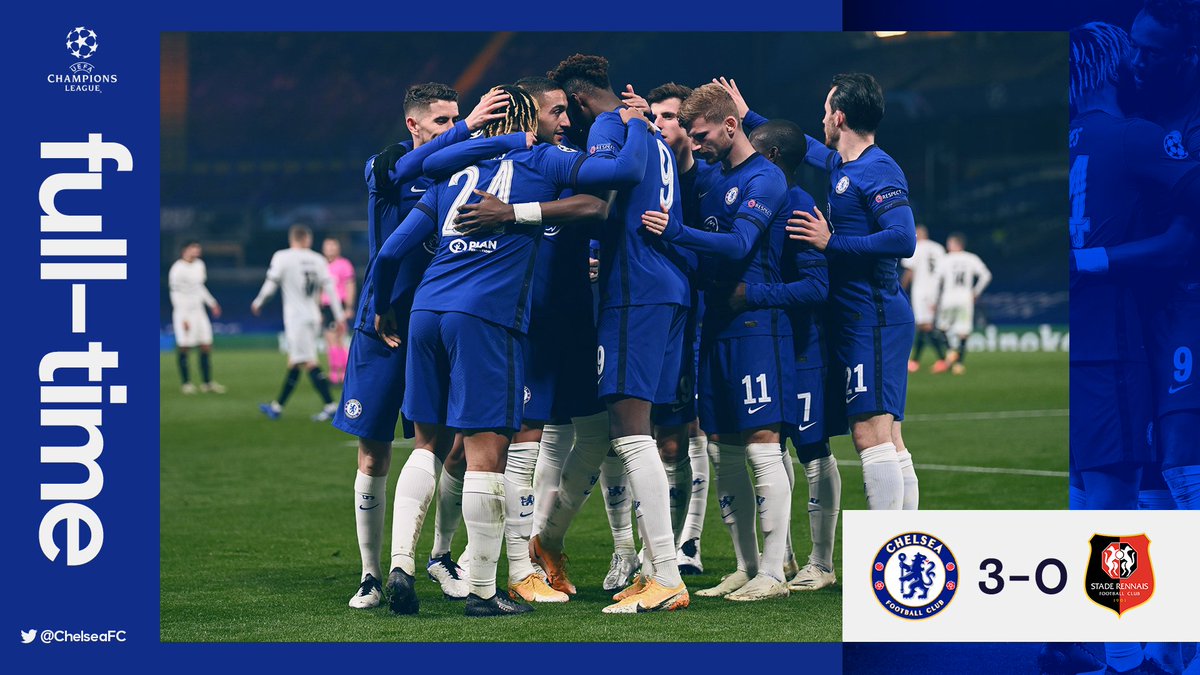 ChelseaFC's tweet photo. Three more points and another clean sheet in Group E! 💪
#CHEREN https://t.co/hQw9OiKMqo