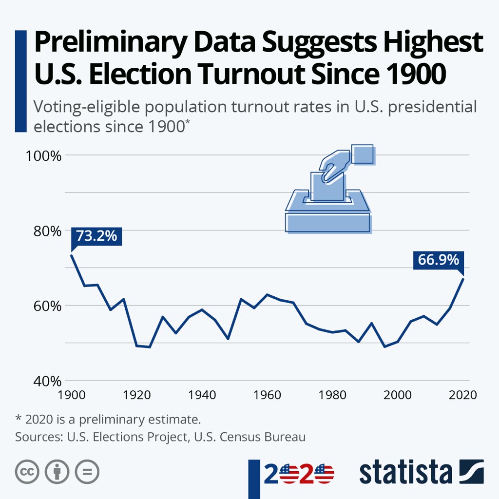 participación elecciones USA 2020