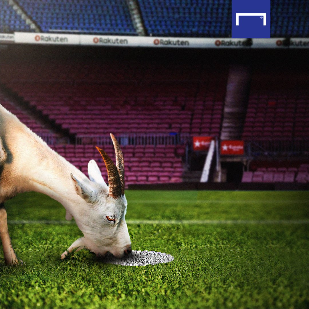 goal's tweet image. All of Lionel Messi's goals so far this season have been penalties 👀

#UCL