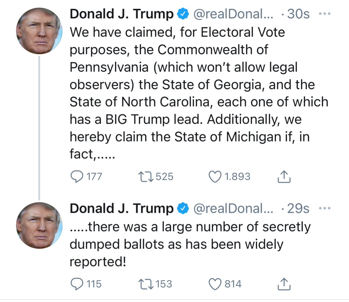 #EveryVoteCounts on this  #ElectionDay

#TrumpvsBiden is still on #Recount2020