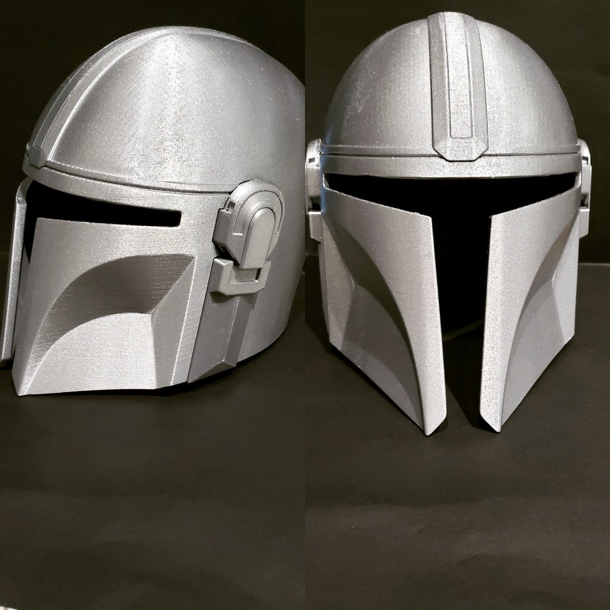 Cubik3D's tweet photo. Still has some work to do but its getting there!
Designer: DamaskProps
@starwars @themandalorian #helmet #3dprinted #disney #whatdoyouthink #excitedtofinishit #workinprogressartwork https://t.co/XCRO2IzH8T