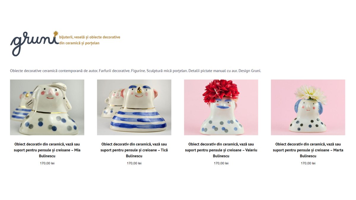 artficionada's tweet photo. Small adorable ceramic vases by my dear Livia Coloji:
https://t.co/oRRa6aNOZN
#romanianartist #ceramics #romaniandesign #perfectgifts #ceramicfigurines #liviacoloji #madeinro https://t.co/ZLUud1zag4