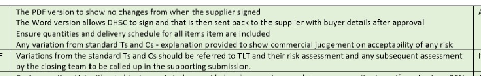 Moreover, in order to attempt to restore public confidence, can you provide the explanation given for the variation to the standard terms and conditions in the Ayanda contract? /4