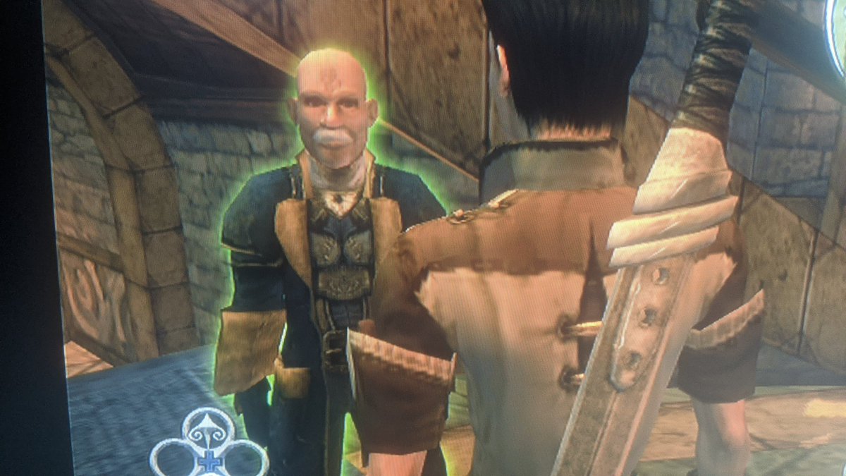 SF_Boomer's tweet photo. "You don't look much like Hero material to me." - Guildmaster. 

The kind of support we all need in these trying times! #Fable @postsuperjackie #HugoMyatt https://t.co/x5XWpMHbaI