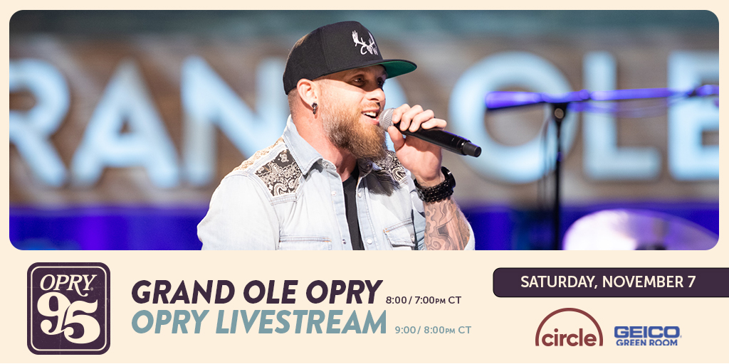 brantleygilbert's tweet photo. Can't wait to go back to the @opry on Saturday night with my friends @justincolemoore and @cmorganmusic.... Y'all tune in on @CircleAllAccess.... Check out https://t.co/xRJutAGxhn for more info https://t.co/SwW78TiRxu