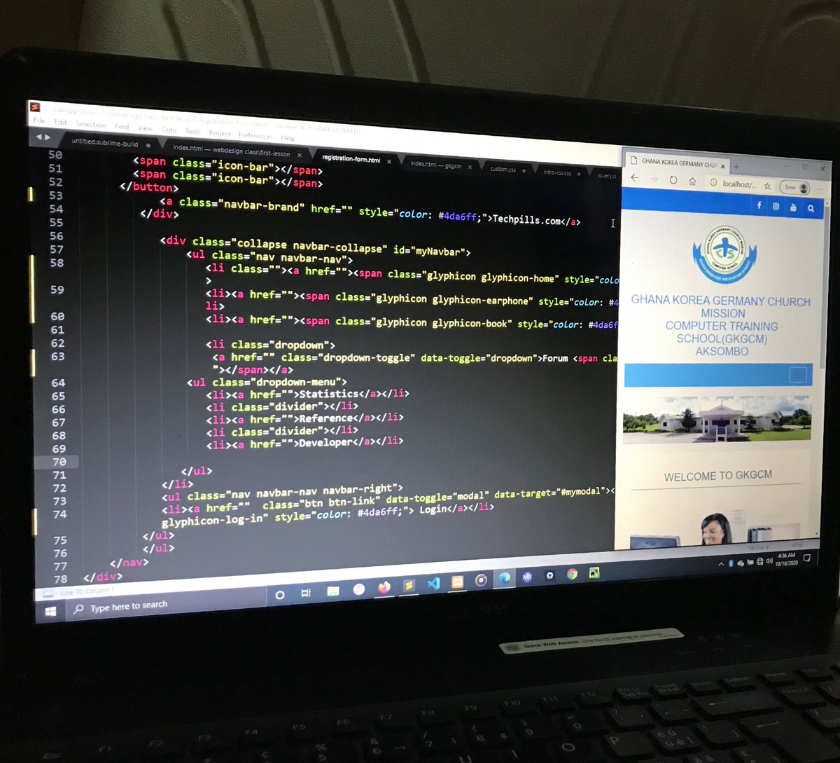 heisnatty_'s tweet photo. #bootstrap4 #html #css #javascript #php #MySQL #staticweb #dynamicwebdesign #Webdesign #coding https://t.co/hgz8huC0QE